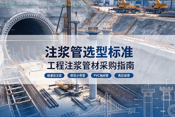 阆中注浆管选型标准