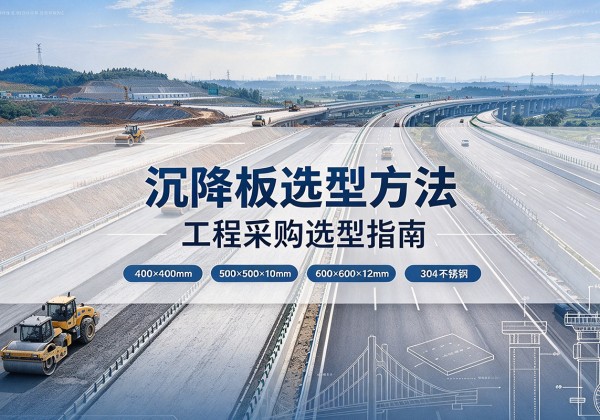 阆中沉降板选择方法